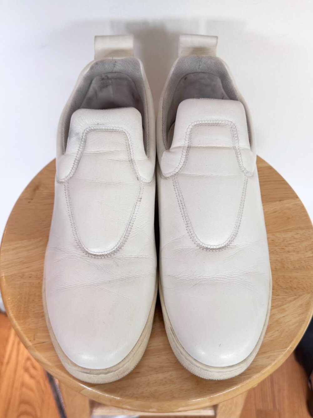 Celine Phoebe Philo White Leather Platform Slip-On Sneakers EU 40 - Picture 13 of 13